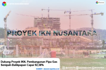 Pembangunan Pipa Gas Senipah-Balikpapan Capai 92,58%